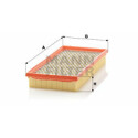 Filtro de aire MANN-FILTER C 3261