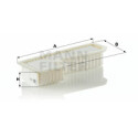 Filtro de aire MANN-FILTER C 3318