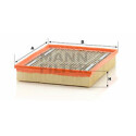 Filtro de aire MANN-FILTER C 33 189/1