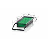 Filtro de aire MANN-FILTER C 3324