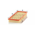 Filtro de aire MANN-FILTER C 3463