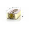 Filtro de aire MANN-FILTER C 35 003