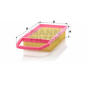 Filtro de aire MANN-FILTER C 35 110