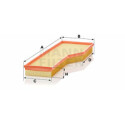 Filtro de aire MANN-FILTER C 54 165