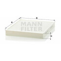Filtro, aire habitáculo MANN-FILTER CU 2757