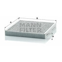 Filtro, aire habitáculo adsotop MANN-FILTER CUK 2132