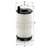 Filtro de aceite MANN-FILTER HU 7005 x