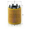 Filtro de aceite MANN-FILTER HU 713/1 x