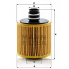 Filtro de aceite MANN-FILTER HU 8006 z