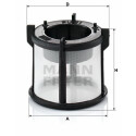 Filtro combustible MANN-FILTER PU 51 x
