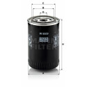 Filtro de aceite MANN-FILTER W 9009