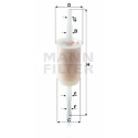 Filtro combustible MANN-FILTER WK 32