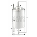 Filtro combustible MANN-FILTER WK 720/5