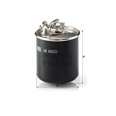 Filtro combustible MANN-FILTER WK 842/23 x