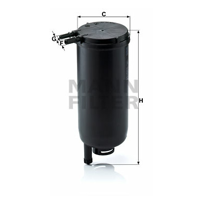 Filtro combustible MANN-FILTER WK 939/14 x