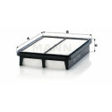 Filtro de aire MANN-FILTER C 25 019