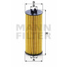 Filtro de aceite MANN-FILTER HU 6009 z