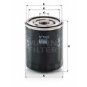 Filtro de aceite MANN-FILTER W 7052
