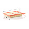Filtro De Aire MANN-FILTER C35011