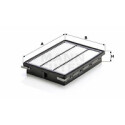 Filtro de aire MANN-FILTER C 28 035