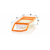 Filtro de aire MANN-FILTER C 35 010