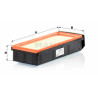 Filtro de aire MANN-FILTER C 37 009