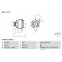 Alternador BOSCH 0 986 045 160