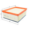 Filtro de aire MAHLE ORIGINAL LX 4297/1