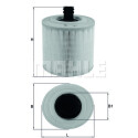 Filtro de aire MAHLE ORIGINAL LX 3015/14