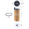 Filtro de aceite MAHLE ORIGINAL OX 813/2D