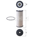 Filtro de aceite MAHLE ORIGINAL OX 1236D