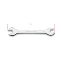 Llave fija de dos bocas abiertas cromadas brillantes 8 x 9 MM