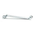 Llave de estrella acodada de dos bocas 8 x 9 MM diámetro1 13,9 MM diámetro2 15,4 MM 