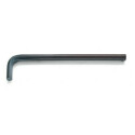 Llave macho hexagonal acodada larga, bruñida 3 MM