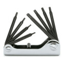 Juego de 13 llaves macho acodadas para tornillos con huella Torx® en sobre