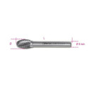 Lima rotativa en metal duro diámetro 9,5 MM
