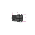 Adaptador de impacto con cuadrado hembra 3/4 y macho 1 diámetro 44 MM