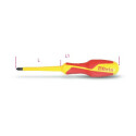 Destornillador  para tornillos con huella de cruz Pozidriv®-Supadriv® PZ 0
