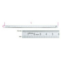 Reglas flexibles graduadas de acero inoxidable 300 MM