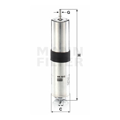 Filtro combustible MANN-FILTER WK 5015