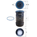 Filtro combustible MAHLE ORIGINAL KC 697D