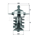 Termostato, refrigerante MAHLE ORIGINAL TX 70 82