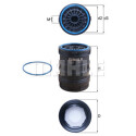 Filtro combustible MAHLE ORIGINAL KC 645D