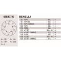 Disco de freno Brembo DP 220X4 68B40739BRE