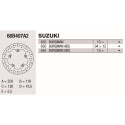 Disco de freno Brembo DP 250X5,5