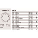Disco de freno Brembo DP 276X5 68B407C8BRE