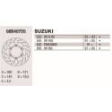 Disco de freno Brembo DP 300X4,5
