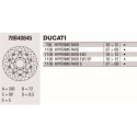 Disco de freno Brembo DP 305X4,5