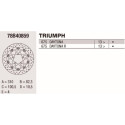 Disco de freno Brembo DC 310X4 78B40859BRE