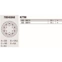 Disco de freno Brembo DC 320X4,5 78B408A8BRE